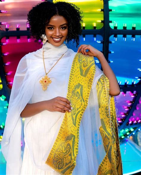 Beautiful Habesha Kemis Yellow Ethiopian Habesha Dress Zuria Modern Tr