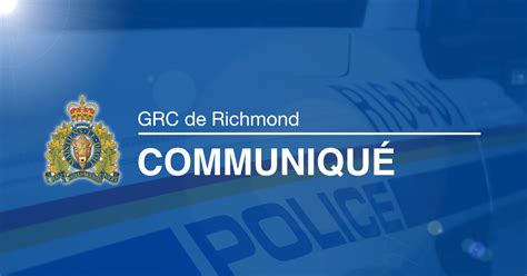 Grc En C B Le D Tachement De La Grc De Richmond Enqu Te Sur Une