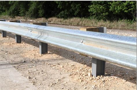 Tl Strong Post W Beam Guardrail With Inch Height Roadside Safety