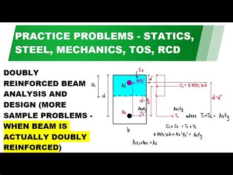 Doubly Reinforced Analysis And Design More Sample Problems When The