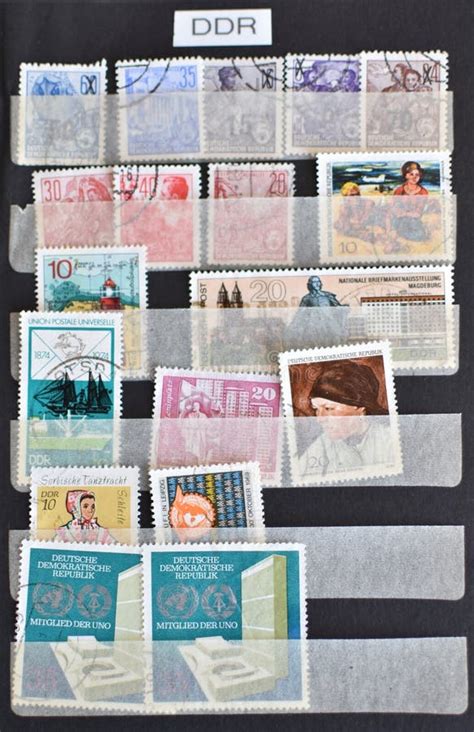 Album with Old Postage Stamps Editorial Photography - Image of ...