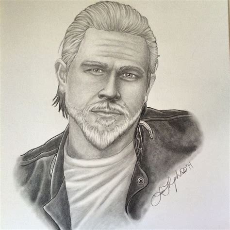 Jax Teller Portrait Drawing