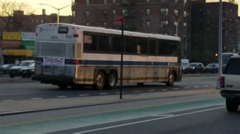 Mta Bus Company Mci D On The Qm At Queens Boulevard