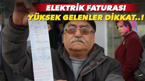 Elektrik Faturas Y Ksek Gelenler Ptt Ye Ko Sun Devlet Tl Destek