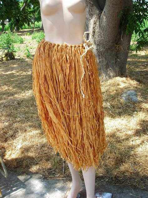 Authentic Hawaiian Grass Skirt By Jobella On Etsy