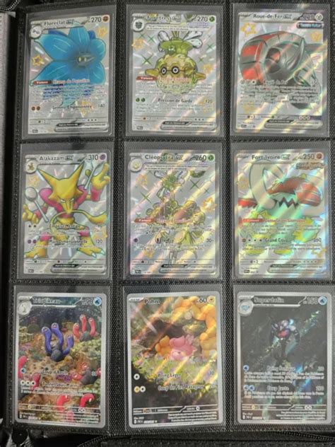 Lot De Cartes Pokemon Shiny Ex Ar Destinees A Paldea Ev Fr Neuf