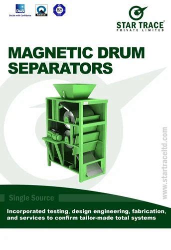 Magnetic Drum Separator Capacity 1 Ton Hour At Rs 250000 In Chennai