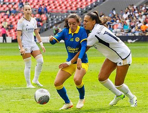 AMÉRICA VENCE AL REAL MADRID EN EL FUTBOL FEMENIL