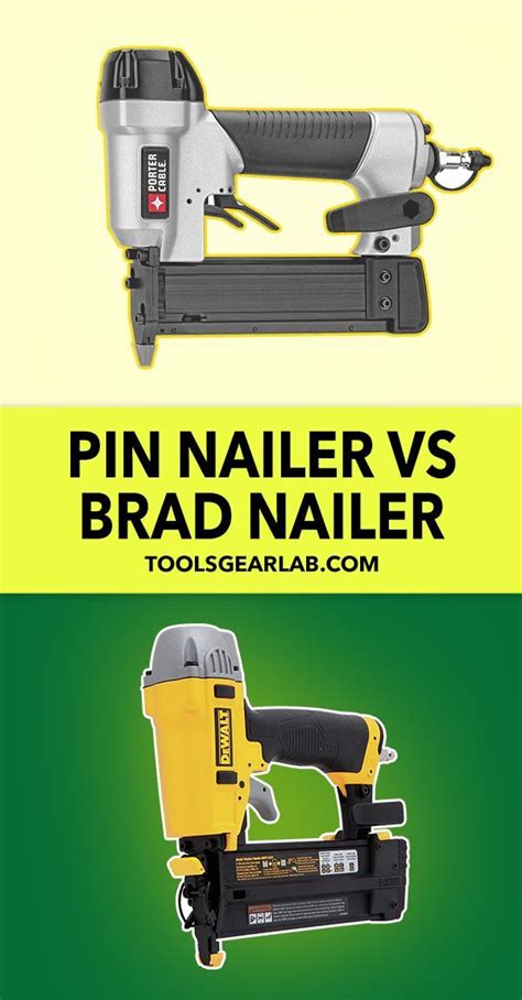 Pin nailer vs brad nailer difference uses pros cons – Artofit