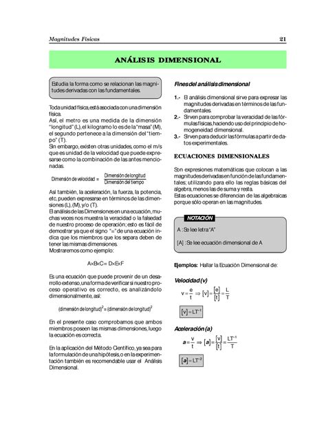 Magnitudes Fisicas I Magnitudes F Sicas Estudia La Forma Como