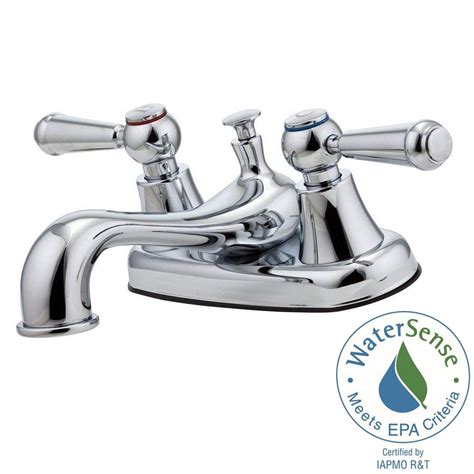 Pfister Courant 4 In Centerset 2 Handle Bathroom Faucet In Polished