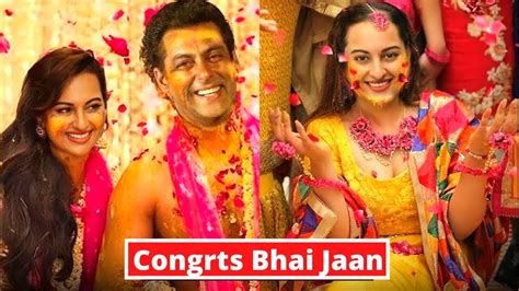 Salman Khan And Sonakshi Sinha Secretly Getting Married Grand Haldi