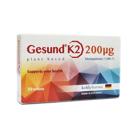 Gesund K2 200ug 30 Tab Pharmazone