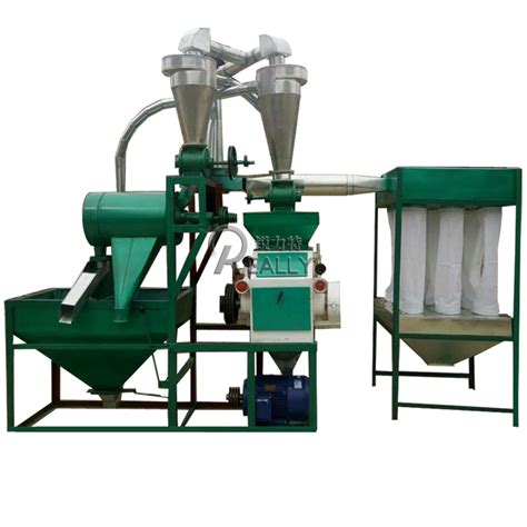 Industry Small Scale Automatic Roller Flour Ton Corn Wheat Flour Mill