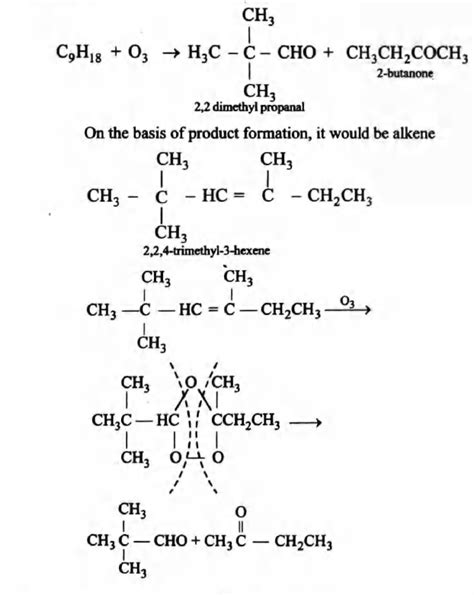 An Alkene Of Molecular Formula C H On Ozonolysis Gives Dimethyl