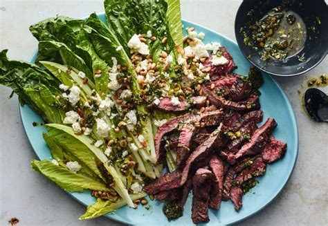 Skirt Steak With Salsa Verde Salad Recipe Nyt Cooking