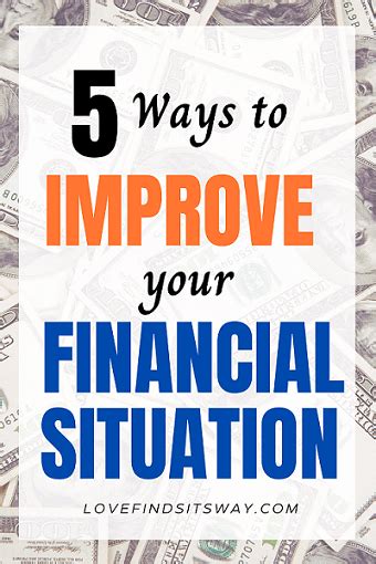 5 Ways To Improve Your Financial Situation And Live Happier