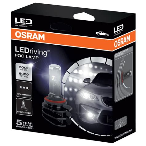 Osram 2 Ampoules Led H11 H8 H16 6000k