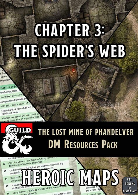 Lost Mine Of Phandelver Chapter 3 The Spiders Web Dm Resources Pack