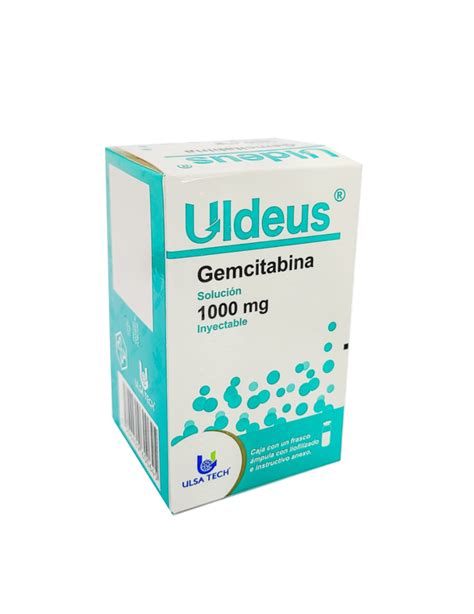 Compra Uldeus 1000 Mg Solución Inyectable Frasco Ámpula Gemcitabina