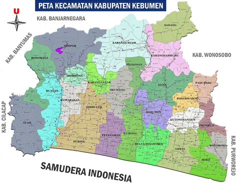 Nama Kecamatan Di Kebumen Lengkap Dengan Kode Pos Info Area