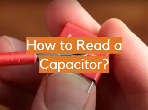 Steps To Discharge A Capacitor With A Screwdriver Electronicshacks