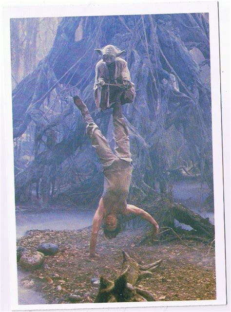 Yoda Luke Skywalker X Star Wars Photo Card The Etsy