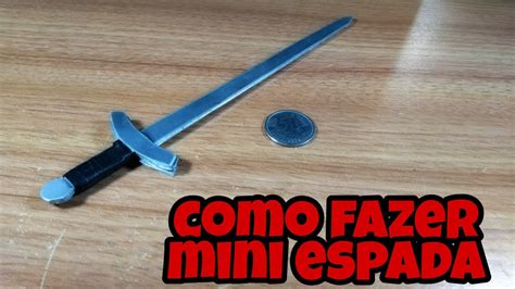 Como Fazer Mini Espada Para Seus Bonecos Youtube