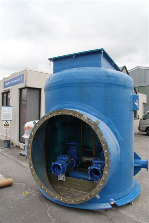 Fibreglass Valve Chamber At Christchurch — Armatec Environmental Ltd
