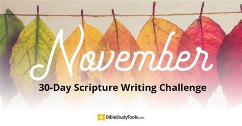 Our Daily Scripture Writing Plan To Walk You Through The Month Of