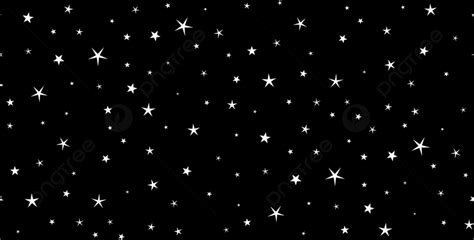 Black Background Falling White Stars Simple High Definition Animation