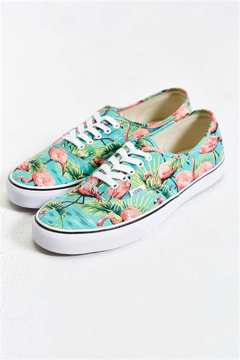 Vans Authentic Van Doren Flamingo Sneaker In Teal Blue For Men Lyst