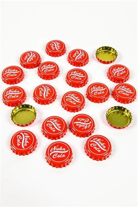 Fallout Bethesda Authentic Licensed Nuka Cola Bottle Caps Stash X New