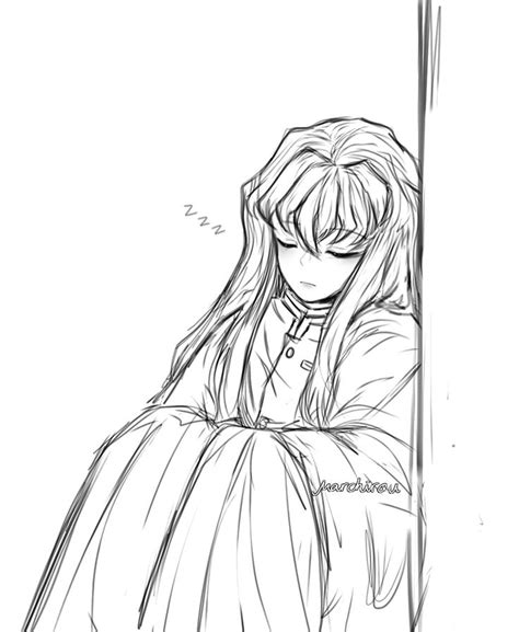 Muichiro Marchirou On Tiktok Anime Sketch Slayer Anime