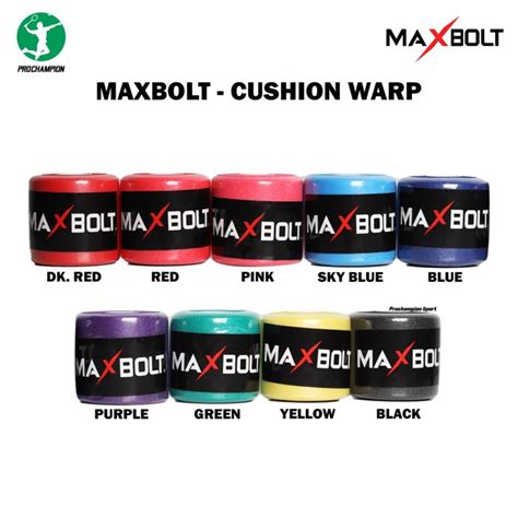 Jual Cushion Wrap Grip Raket Badminton Tenis Original Maxbolt Shopee