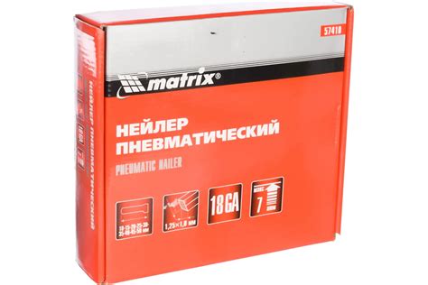 Пневматический нейлер для гвоздей MATRIX 57410 - выгодная цена, отзывы ...