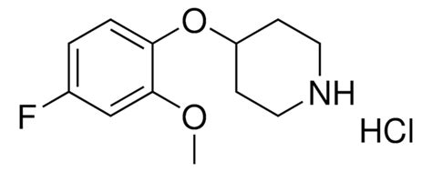 Fluoro Methoxyphenoxy Piperidine Hydrochloride Aldrichcpr