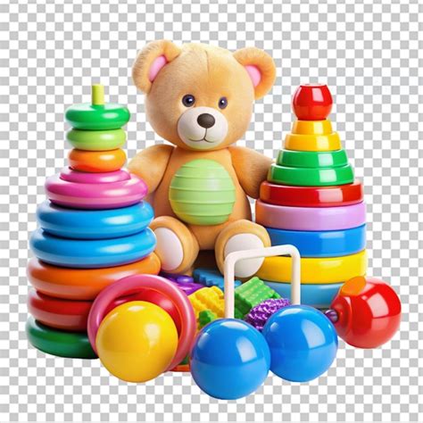 Premium Psd Baby Toys On Transparent Background