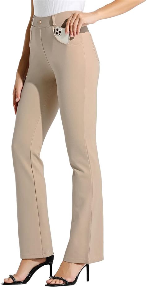 Willit Womens Yoga Dress Pants Bootcut Work Slacks Pants