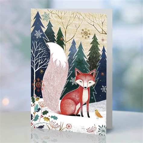 UNICEF Market UNICEF Holiday Cards Set Of 12 The Fox In The Forest