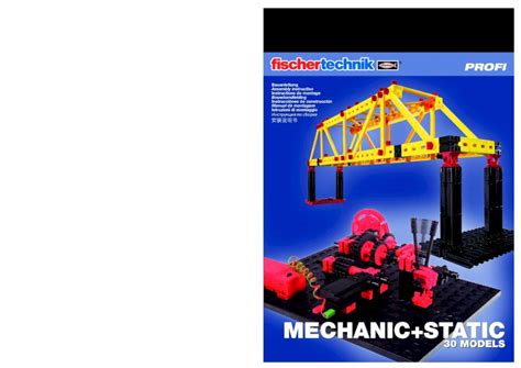 Pdf Assembly Guide Of Fischertechnik Mechanic Static Dokumen Tips