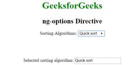 AngularJS Directiva De Opciones Ng Barcelona Geeks