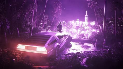 Synthwave Artist Artwork Digital Art Hd K Behance Delorean Hd