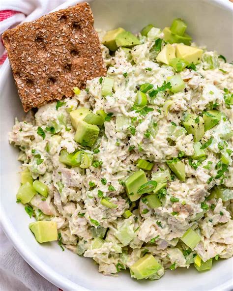 Easy Avocado Chicken Salad Recipe {low Carb} Healthy Fitness Meals