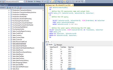 SQL WITH In SQL Examples Included Using SQL Server QA With Experts