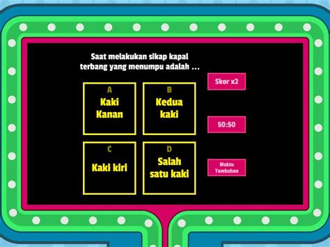 Soal Pjok Kelas Aktivitas Senam Lantai Gameshow Quiz