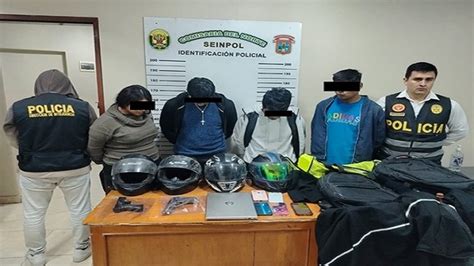 En Chiclayo Detienen A Cuatro Presuntos Integrantes De Banda Criminal