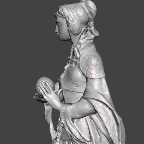 3D Printable Cumaean Sibyl by Printing Enthusiast
