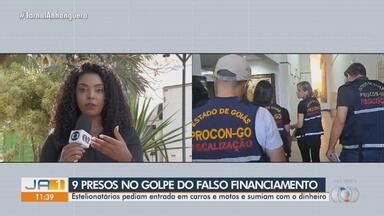 JA 1ª Edição Polícia prende nove suspeitos de golpe do falso