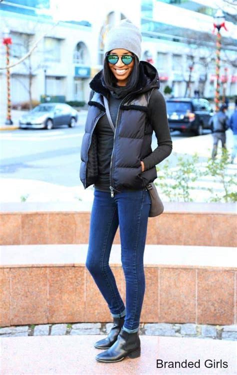 Outfits With Puffer Vest 20 Ways To Wear Puffer Vest Fashionably